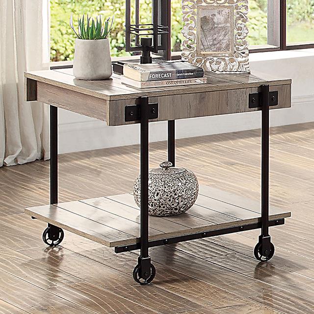 Furniture of America Lobb CM4217A-E End Table IMAGE 1
